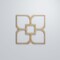 Ekena Millwork Medium Olivia Decorative Fretwork Wood Wall Panels, Hickory, 15 3/8"W x 15 3/8"H x 3/8"T WALW16X16X0375OLVHI - alternate 6